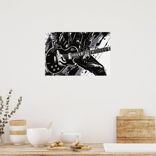 Guitaar Poster (Keuken)