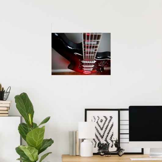 Guitaar Poster (Thuiskantoor)