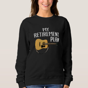 Guitaar Retiree Player Guitaristen Mijn Pensioenpl Trui