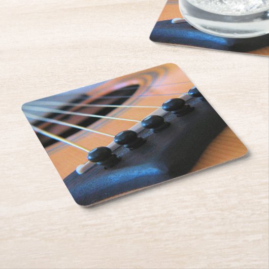 Guitaar Strings - houd het Onderzetter Muziek het  (Schuin)