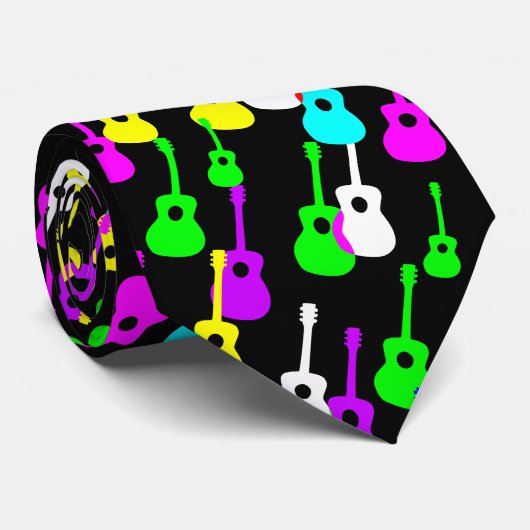 Guitaar stropdas (Opgerold)