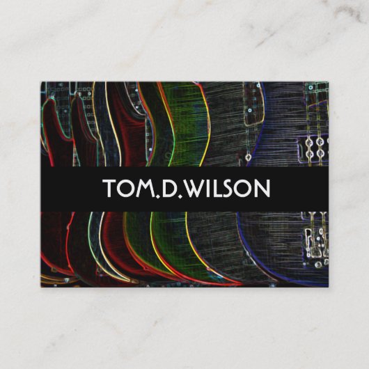 Guitaar Visitekaartje (Voorkant)