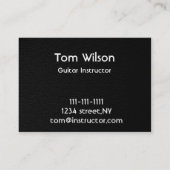 Guitaar Visitekaartje (Achterkant)
