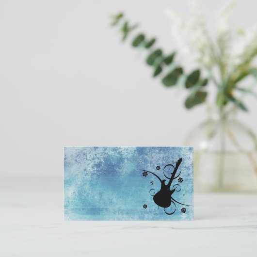 Guitaar Visitekaartje (Staand voorkant)