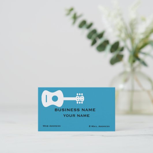 Guitaar Visitekaartje (Staand voorkant)