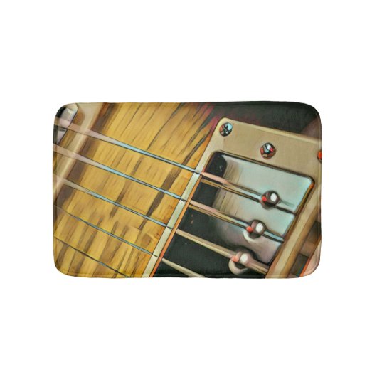 Guitaarcadeaus voor hem badmat (Voorkant)