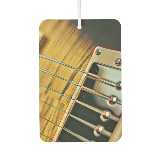 Guitaarcadeaus voor hem luchtverfrisser (Voorkant)