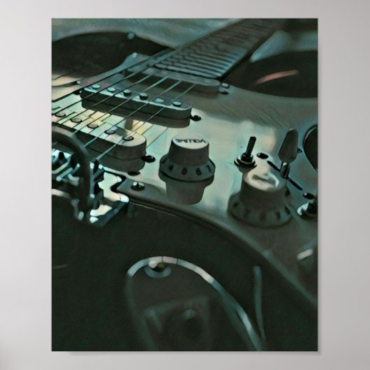 Guitaarcadeaus voor vriendje poster (Voorkant)