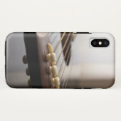 Guitaarfotografie stijlvolle hoekmuzievergooien Case-Mate iPhone case (Achterkant (horizontaal))