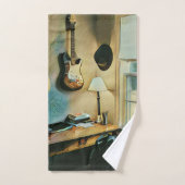 Guitaargeschenken voor vriendin bad handdoek (Handdoek)