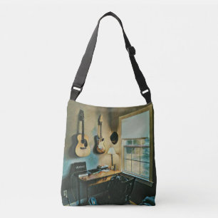 Guitaargeschenken voor vriendin crossbody tas