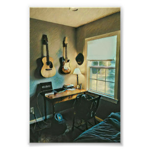 Guitaargeschenken voor vriendin foto afdruk