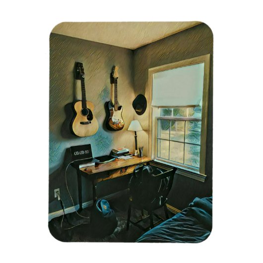 Guitaargeschenken voor vriendin magneet (Verticaal)