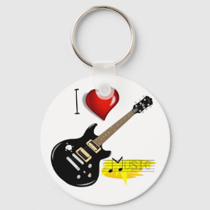 Guitaarliefhebbers Sleutelhanger