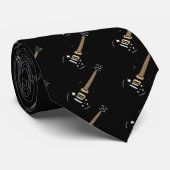 Guitaarliefhebbers Stropdas (Opgerold)