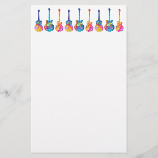 Guitaarreflecties Briefpapier (Voorkant)