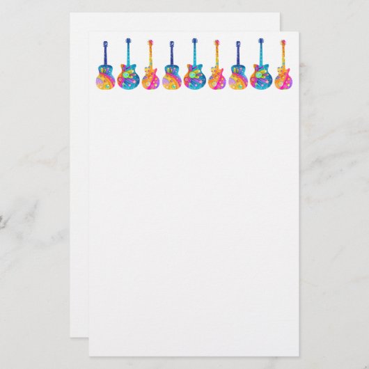 Guitaarreflecties Briefpapier (Voorkant / Achterkant)