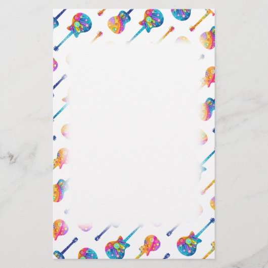 Guitaarreflecties Briefpapier (Voorkant)