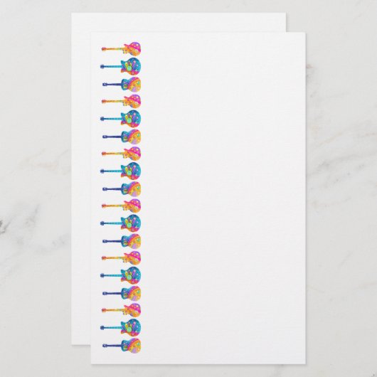 Guitaarreflecties Briefpapier (Voorkant / Achterkant)