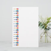 Guitaarreflecties Briefpapier (Staand voorkant)