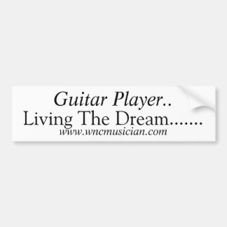 Guitaarspeler sticker