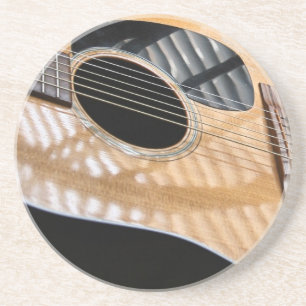 GUITAR 1 ZANDSTEEN ONDERZETTER