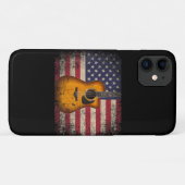 Guitar 4 juli Gift American Flag USA - Counter Case-Mate iPhone Case (Achterkant (horizontaal))