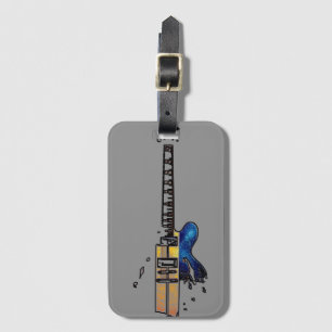 Guitar 4 Visitekaartje Slot Ltcn Bagagelabel