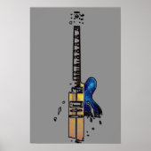 Guitar 4-wapn poster (Voorkant)