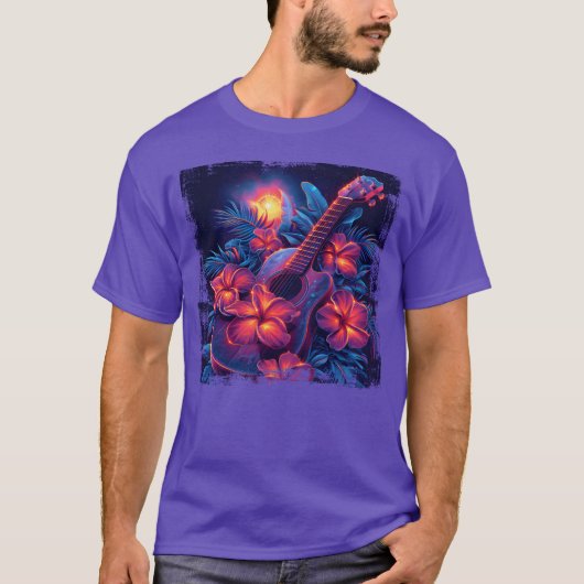 Guitar 80s Look friend T-shirt (Voorkant)