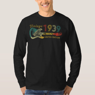 Guitar 83 jaar oude Vintage 1939 T-shirt