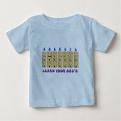 Guitar ABC's Baby T-Shirt (Voorkant)