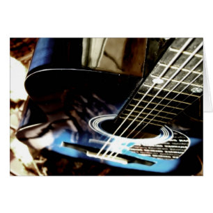 Guitar Acoustic Blues Kaart