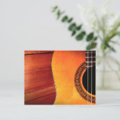 Guitar Acoustic Musical Instrument Briefkaart (Staand voorkant)