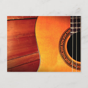Guitar Acoustic Musical Instrument Briefkaart