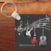 Guitar afspelen sleutelhanger (Voorkant)