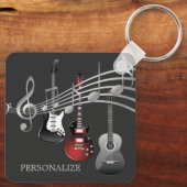 Guitar afspelen sleutelhanger (Achterkant)