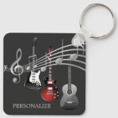 Guitar afspelen sleutelhanger (Achterkant)