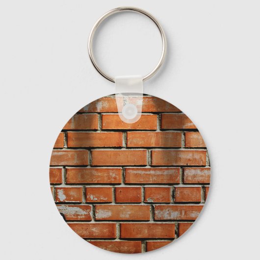 Guitar Against Brick Wall Sleutelhanger (Voorkant)