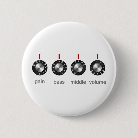 Guitar Amp Knobs Ronde Button 5,7 Cm (Voorkant)