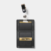 Guitar amp met aangepaste naam  badge (Voorzijde met clip)