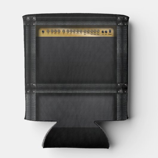 Guitar amp met aangepaste naam blikjeskoeler (Achterkant)