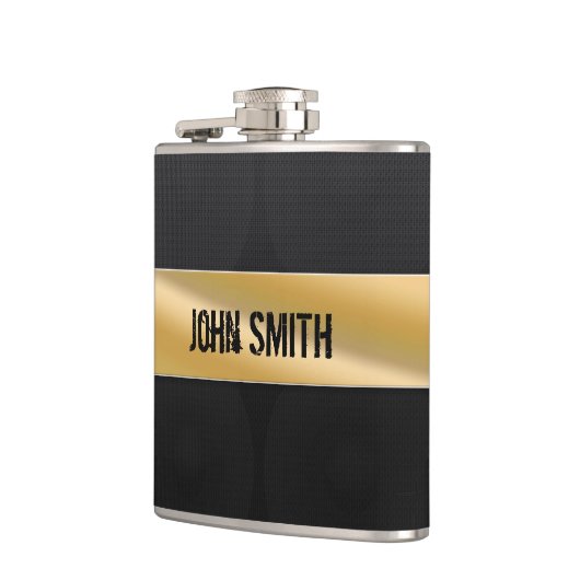 Guitar amp met aangepaste naam heupfles (Links)