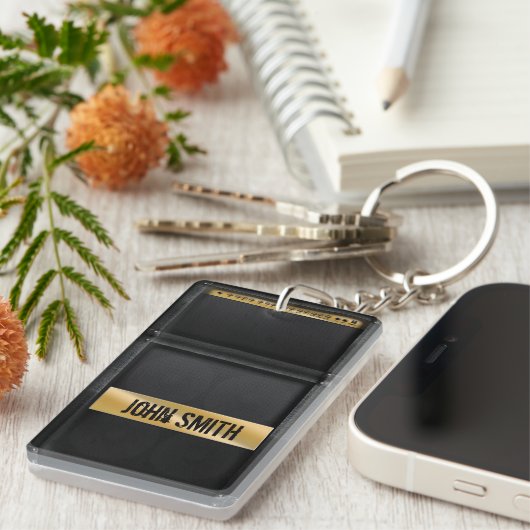 Guitar amp met aangepaste naam sleutelhanger (Voorkant Rechts)