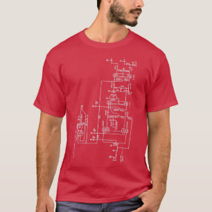 Guitar Amp Schematic T-shirt