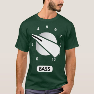 Guitar Amplifier Bass Knob T-shirt