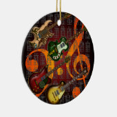 Guitar and Chord 07 Keramisch Ornament (Rechts)