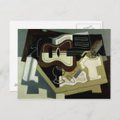 Guitar and Clarinet, 1920 Briefkaart (Voorkant / Achterkant)
