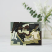 Guitar and Clarinet, 1920 Briefkaart (Staand voorkant)