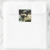 Guitar and Clarinet, 1920 Vierkante Sticker (Tas)